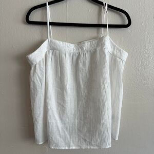 H&M White flowy crop top